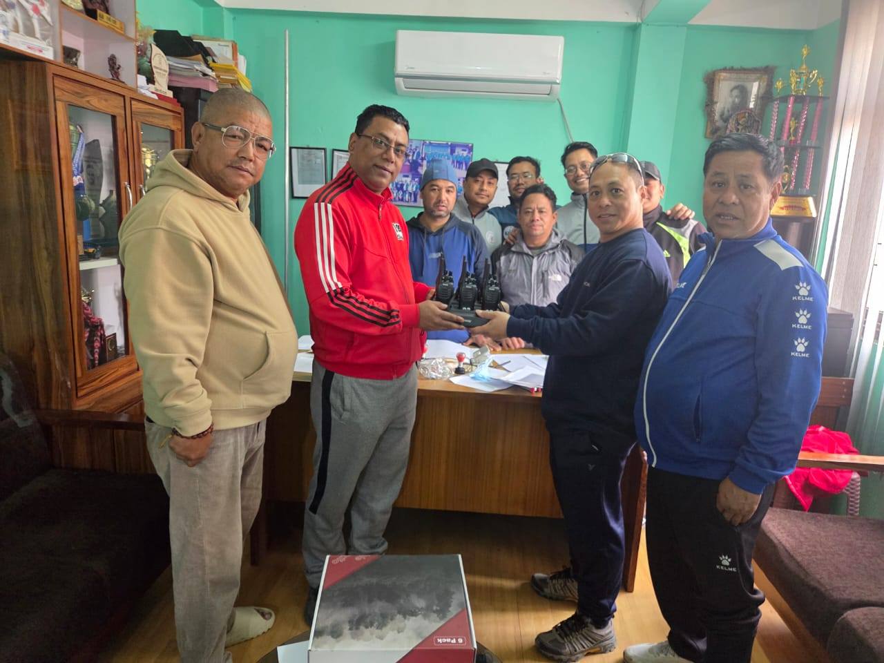 6 set Walkie Talkie Donated by Mr. Bijesh Prajapati