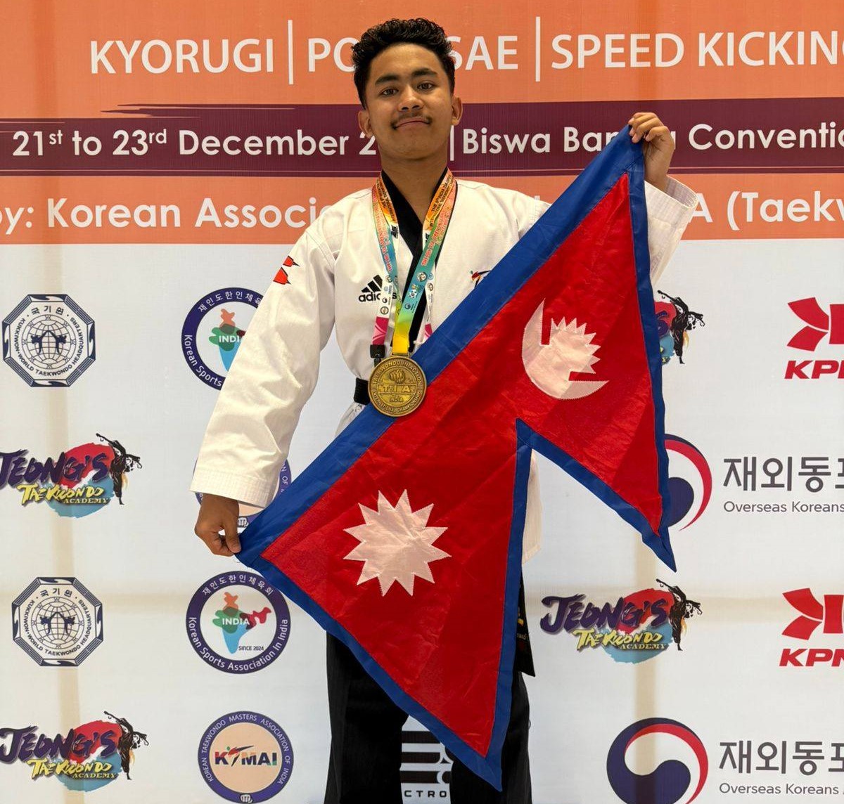 Jaishidewal Taekwondo Dojang Congratulates Rozen Prajapati on Securing Third Place